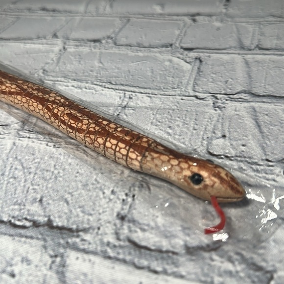 Vintage Inspired 20” Wooden Wiggle Toy Snake NEW IN PACKAGE Snake Toy - Picture 3 of 13